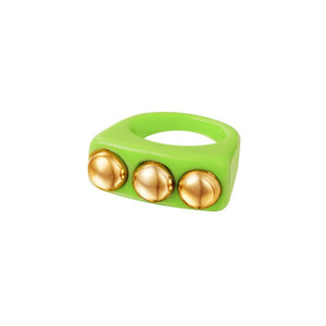Bubble ring S green